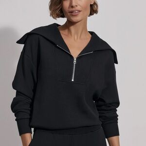 Varley Yates Half-Zip Sweat Black XL